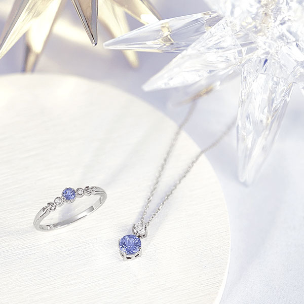 December Birth Stone Tanzanite | 12月 誕生石 タンザナイト 夕暮れの