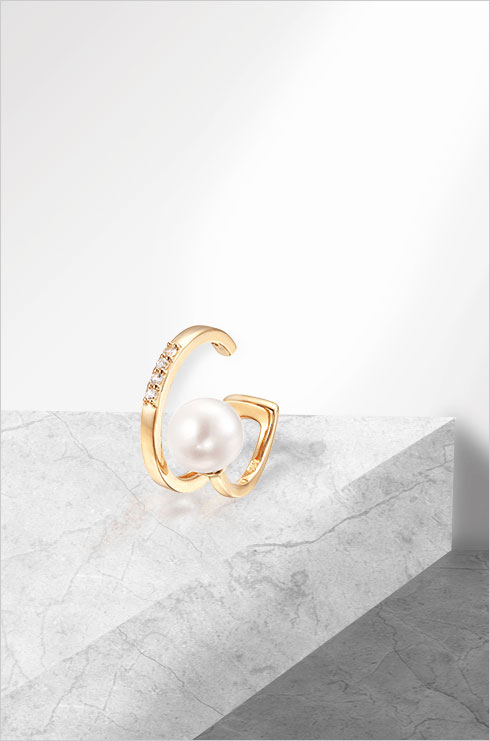 �yTSUTSUMI�@�x�[�V�b�N�W���G���[�z- Modern Pearl-�D�����F�Ɖ��߂��������炵�����v���X�@�z���C�g�T�t�@�C�A�ƒW���p�[���̏�i�ŉ؂₩�ȃC���[�J�t
