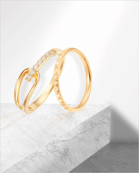 �yTSUTSUMI�@�x�[�V�b�N�W���G���[�z- Wave Ring - �茳�����_���ɂ��� �C�G���[�S�[���h�����O 