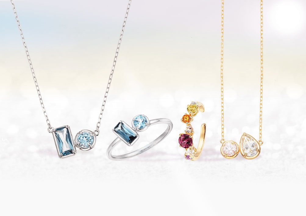 ���炫��������y�[���J���[�ŏt�߂�  TSUTSUMI 2024 Spring Collection�uSpring Palette�v�̃W���G���[�ŏt���y����