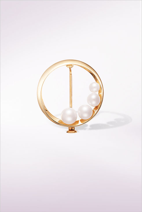 �y�c�c�~ 2025 Spring Collection -GRACE PEARL-�z�p�[���̐F�A�Ƃ肪�҂�����ƍ����悤��1�Z�b�g�����J�ɑ����đ傫�����ɃO���f�[�V�����ɂȂ����p�[�����T�[�N���ɃZ�b�g����K10�C�G���[�S�[���h�W���p�[���u���[�`