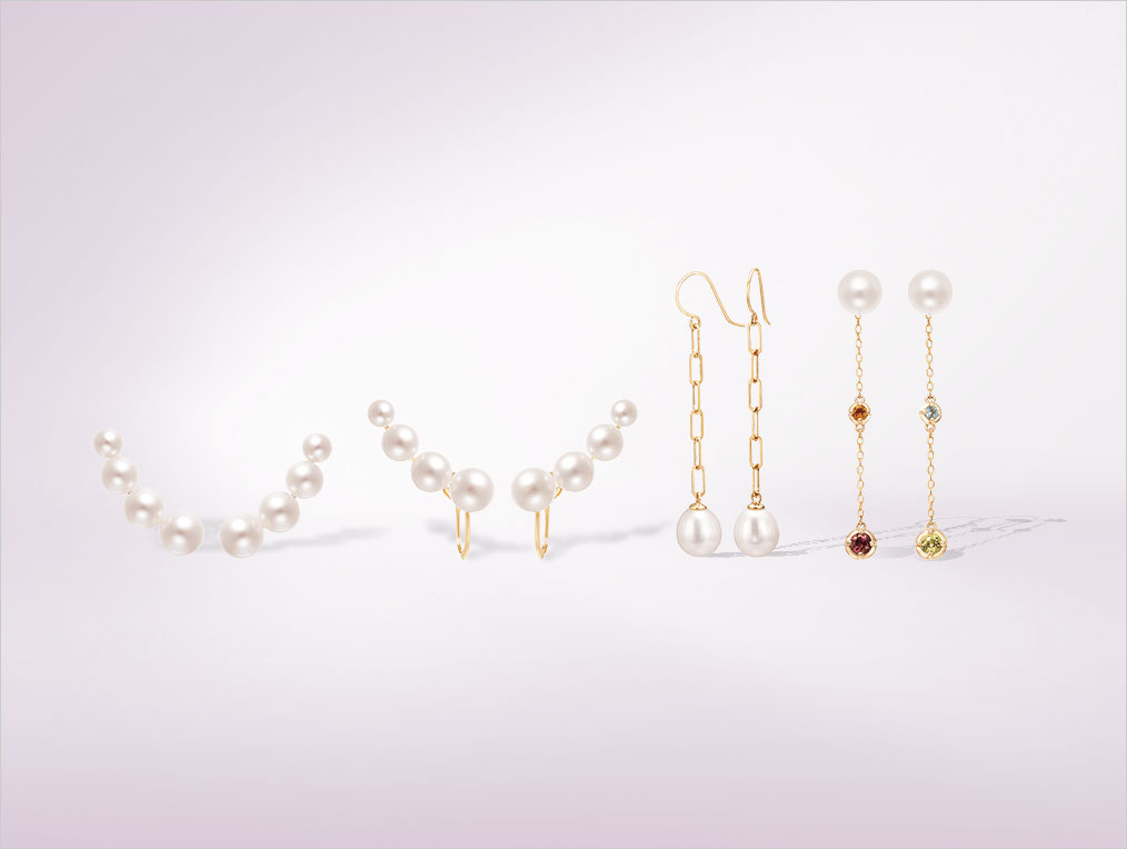 �y�c�c�~ 2025 Spring Collection -GRACE PEARL-�z�����ɏ_�炩�Ȍ��Ɖ��߂��p�[��(�^��)�s�A�X�E�p�[��(�^��)�C�������O